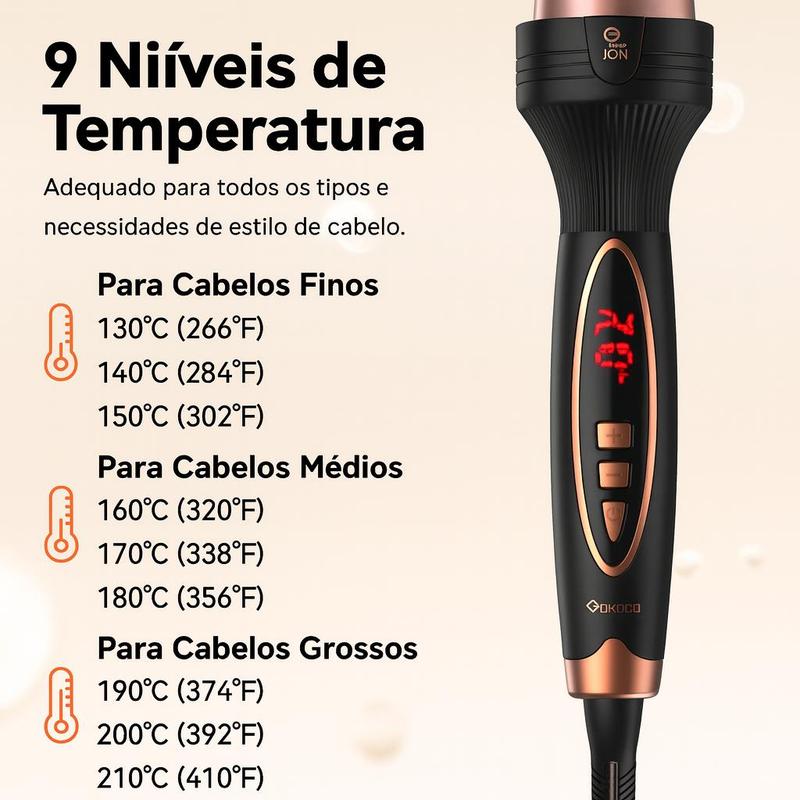 Nove níveis de temperatura