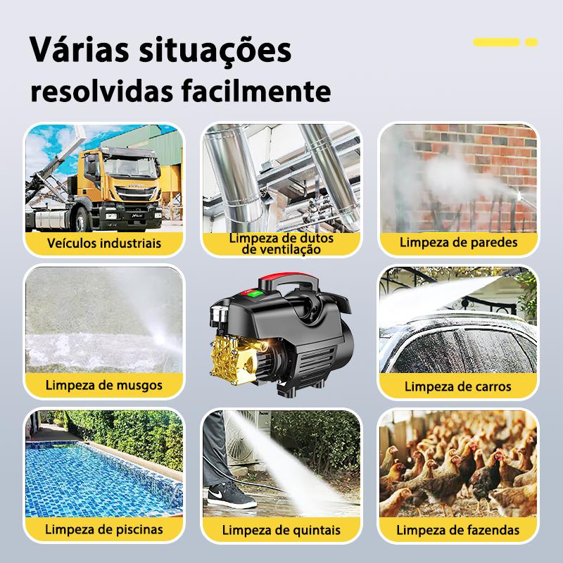 Usos: carros, telhados, piscinas, quintais